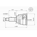 C.634 STATIM Шарнирный комплект, приводной вал