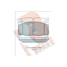 RB0454-066 R BRAKE Комплект тормозных колодок, дисковый тормоз