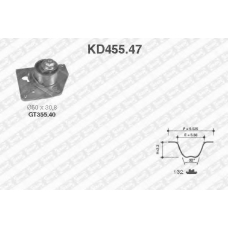 KD455.47 SNR Комплект ремня грм