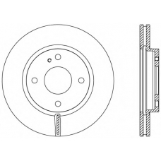 BDR2454.20 OPEN PARTS Тормозной диск