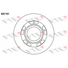 BS7161 FTE Тормозной диск