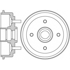 VBE687 MOTAQUIP Тормозной барабан