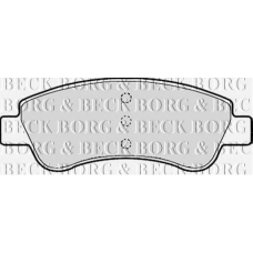 BBP2131 BORG & BECK Комплект тормозных колодок, дисковый тормоз