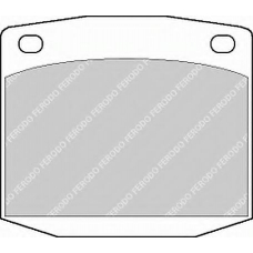 FDB199 FERODO Комплект тормозных колодок, дисковый тормоз
