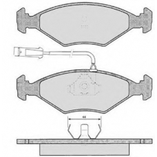 RA.0331.2 RAICAM Комплект тормозных колодок, дисковый тормоз