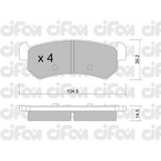 822-511-0 CIFAM Комплект тормозных колодок, дисковый тормоз