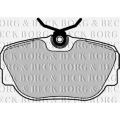 BBP1155 BORG & BECK Комплект тормозных колодок, дисковый тормоз