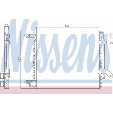 94223 NISSENS Конденсатор, кондиционер