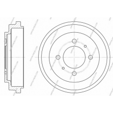 N340N11 NPS Тормозной барабан