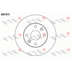 BS7075 FTE Тормозной диск