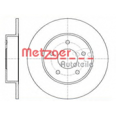 6110300 METZGER Тормозной диск