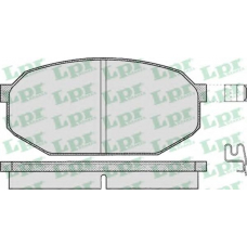 05P198 LPR Комплект тормозных колодок, дисковый тормоз