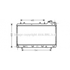 SU2015 Prasco Радиатор, охлаждение двигателя