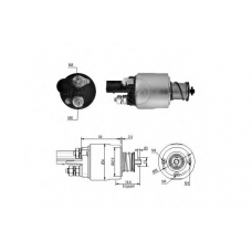 ZM1498 ERA Тяговое реле, стартер