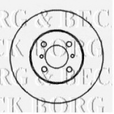 BBD4348 BORG & BECK Тормозной диск