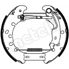 51-0219 METELLI Комплект тормозных колодок