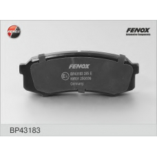 BP43183 FENOX Комплект тормозных колодок, дисковый тормоз