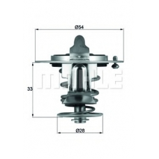 TX 72 82 MAHLE Термостат, охлаждающая жидкость