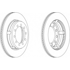 FCR109A FERODO Тормозной диск