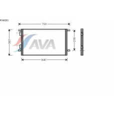 RTA5253 AVA Конденсатор, кондиционер