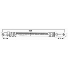 FBH6512 FIRST LINE Тормозной шланг