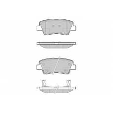12-1456 E.T.F. Комплект тормозных колодок, дисковый тормоз