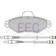 BRP0803 EEC Комплект тормозных колодок, дисковый тормоз