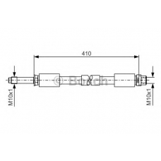 1 987 481 020 BOSCH Тормозной шланг