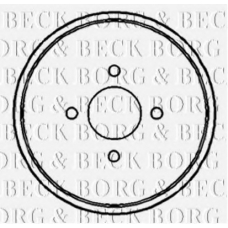 BBR7089 BORG & BECK Тормозной барабан