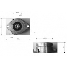 TKR 9254 TIMKEN Натяжной ролик, поликлиновой  ремень