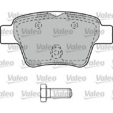 598702 VALEO Комплект тормозных колодок, дисковый тормоз