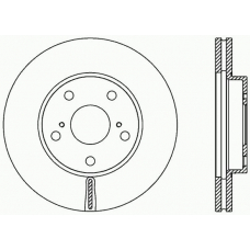 BDR2377.20 OPEN PARTS Тормозной диск