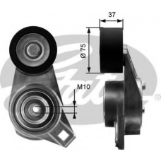 T38547 GATES Натяжитель ремня, клиновой зубча