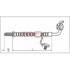 4113513 METZGER Тормозной шланг