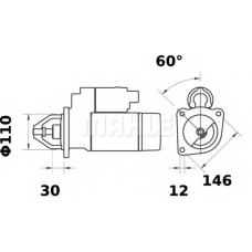 MS 195 MAHLE Стартер