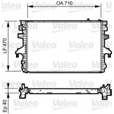 735169 VALEO Радиатор, охлаждение двигателя