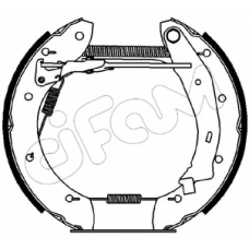 151-137 CIFAM Комплект тормозных колодок