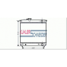 2203401 KUHLER SCHNEIDER Радиатор, охлаждение двигател