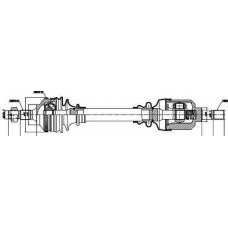 245101 GSP Приводной вал