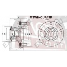 MTWH-CUA43R ASVA Ступица колеса