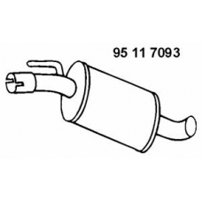95 11 7093 EBERSPACHER Средний глушитель выхлопных газов
