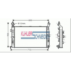 0600551 KUHLER SCHNEIDER Радиатор, охлаждение двигател