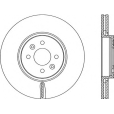 BDA2321.20 OPEN PARTS Тормозной диск