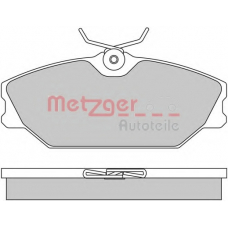 1170084 METZGER Комплект тормозных колодок, дисковый тормоз