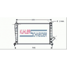 2000111 KUHLER SCHNEIDER Радиатор, охлаждение двигател