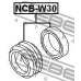 NCB-W30 FEBEST Подшипник, промежуточный подшипник карданного вала