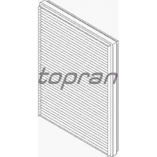 400 201 TOPRAN Фильтр, воздух во внутренном пространстве
