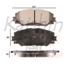 FK2274 KAISHIN Комплект тормозных колодок, дисковый тормоз