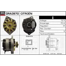 DRA3970 DELCO REMY Генератор