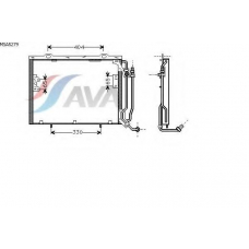 MSA5279 AVA Конденсатор, кондиционер